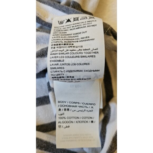 SuperDry Orange Label Mens Stripped Multicolor T-Shirt Size Large - Picture 7 of 9